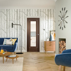 Varese Walnut Glazed Door - Internal Doors