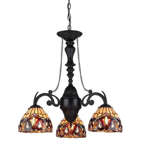 Serenity 3-Light Victorian Mini Chandelier