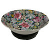 Consigned Antique Chinese Femille Rose Porcelain Bowl with Marks