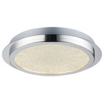ET2 Lighting - ET2 Lighting E24600-122PC Sparkler - 13.75" 25.6W 1 LED Flush Mount - E24600=122PC_4_1k.jpg E24600=122PC_5_1k.jpg  E24600=122PC_6_1k.jpgSparkler 13.75" 25.6W 1 LED Flush Mount Polished Chrome Clear Crystal Glass *UL Approved: YES *Energy Star Qualified: n/a  *ADA Certified: n/a  *Number of Lights: Lamp: 1-*Wattage:25.6w PCB Integrated LED bulb(s) *Bulb Included:Yes *Bulb Type:PCB Integrated LED *Finish Type:Polished Chrome