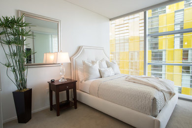 Inspiration for a transitional bedroom remodel in Los Angeles