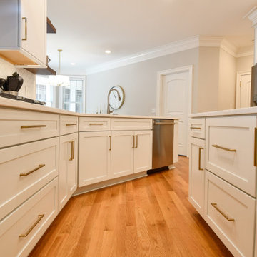 Transitional White Kitchen Remodel Williamsburg, VA