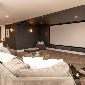 Luxury Finished Basement Remodel | Buckingham, PA