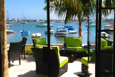 Example of a classic patio design in Orange County