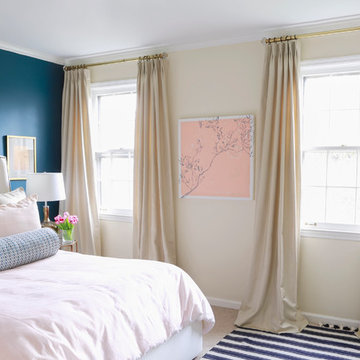 Blue & Pink Bedroom