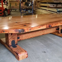Reclaimed & New Custom Dining Table Tops - Table Tops And Bases