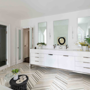 Complete master bathroom renovation in Chevy Chase, MD