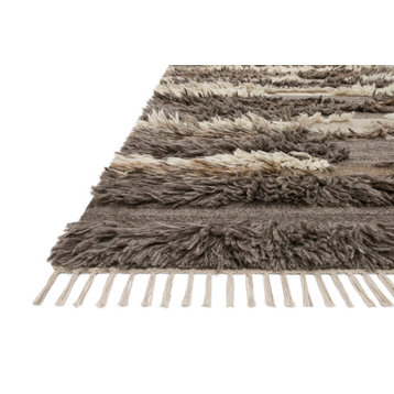 Ellen DeGeneres Crafted by Loloi Natural/Multi Abbot Rug, 3'6"x5'6"