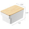 Yamazaki Home Butter Case, Plastic + Wood