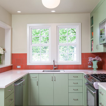 Coral + Jade Kitchen Remodel