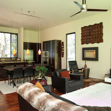 Living room kitchen