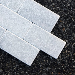 3x6 White Carrara Tumbled Collection - Home Decor