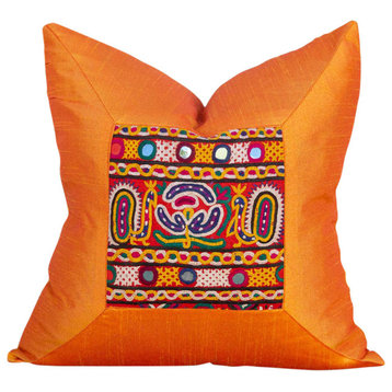 Jeni Indian Silk Decorative Pillow