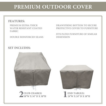 Protective Cover Set, Grey