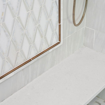 Fox Traditional Master Bathroom with Custom Vanity