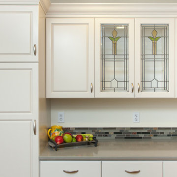 Stained Glass Transitional Kitchen