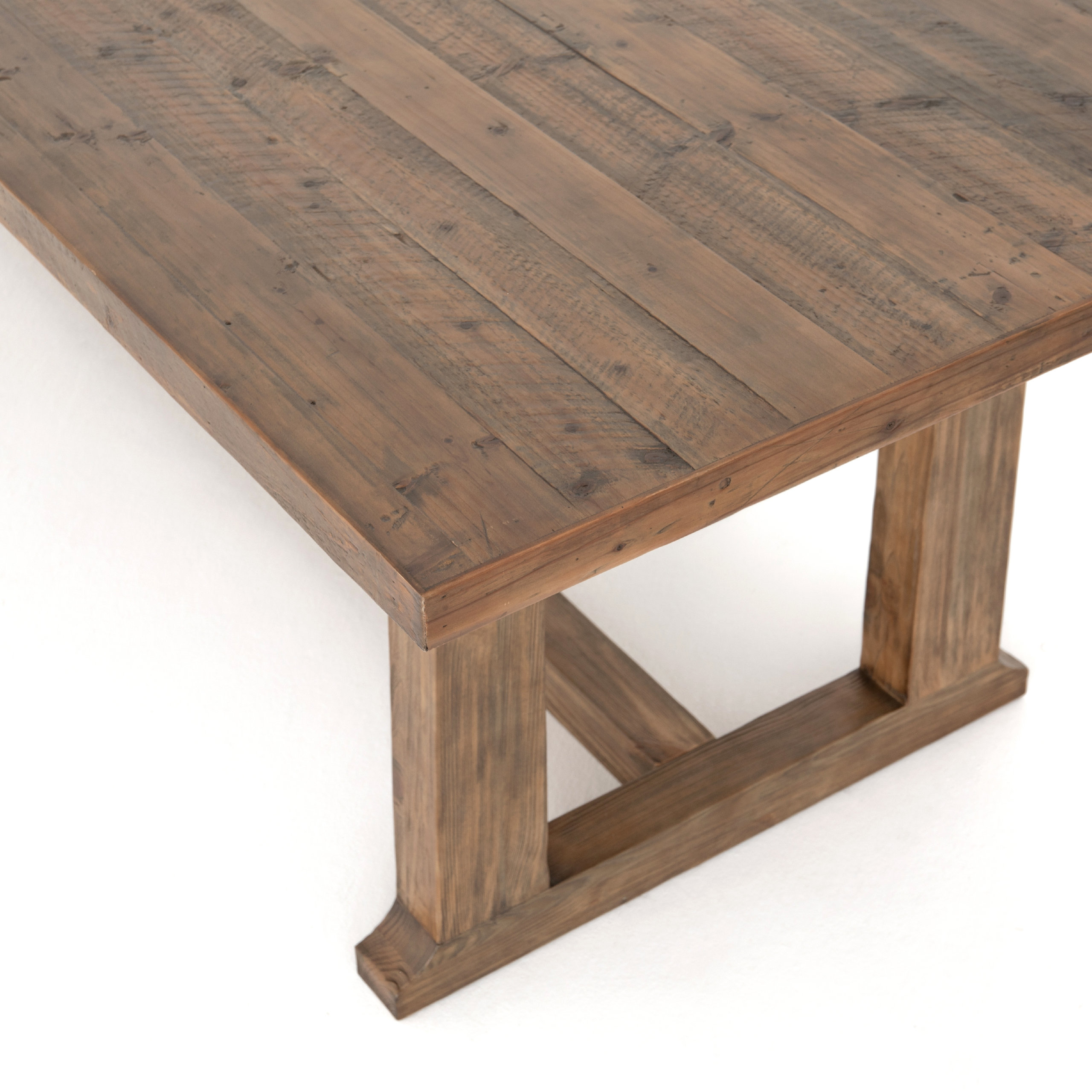 Otto Dining Table, 110", Honey Pine - Rustic - Dining Tables - by Four Hands | Houzz