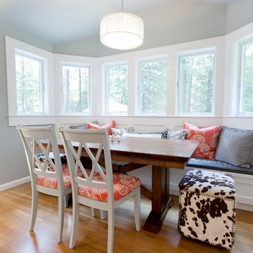 Hidden Storage in Banquette Seating