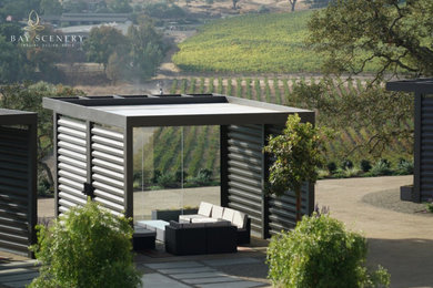 This is an example of a landscaping in San Francisco with a pergola.