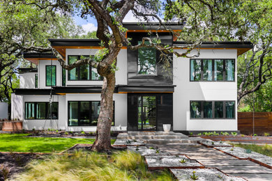 Minimalist home design photo in Austin