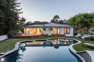 Pool - farmhouse pool idea in San Francisco
