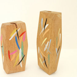 BRUSH FASETT VESSEL - Vases
