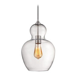 Minka Lavery Mini 1 Light Mini Pendant in Brushed Nickel finish - Lighting