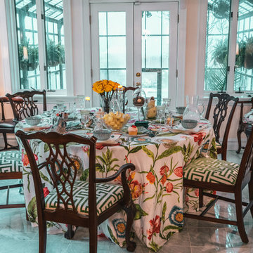 Tabletop  Thibaut fabric