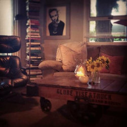 Globe Lumber Cart Coffee Table - Coffee Tables