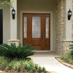 Rustic Cherry Entry Door - Windows And Doors
