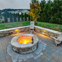 Masonry Stone Fire-Pit - Fire Pits