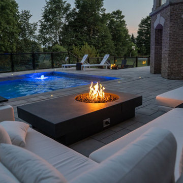 2024–2025 Modern Luxury Backyard Makeover with Pool, Sauna & Firepit