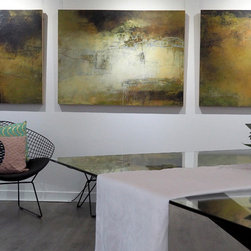 Artist Kym Barrett - Cold Wax and oil - Bringing a Creative Network Together - Artwork