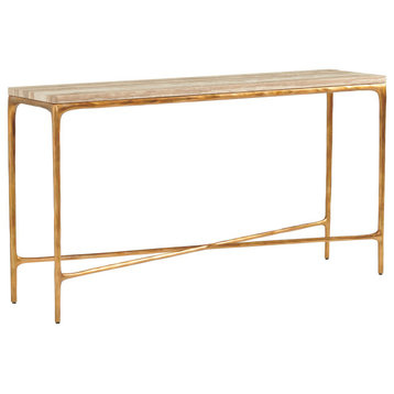 Menlo Park Console With Stone Top
