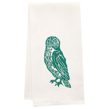 Organic Owl Tea Towel