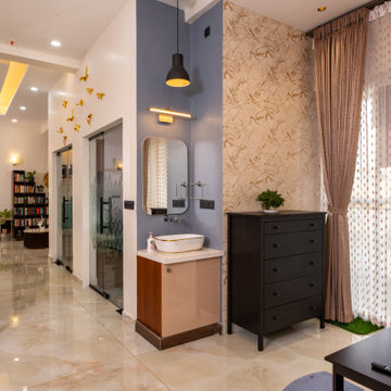 Mr.Jeelani, Mrs.Amina | 3BHK Apartment | Archierio Design Studio | Bangalore