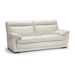 Natuzzi Editions Leather 2 Cushion Sofa B637 - Sofas