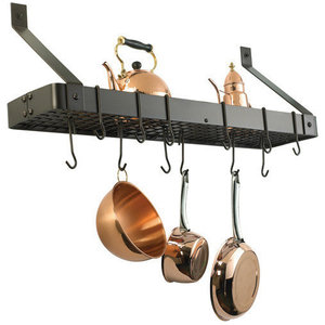 Decor Low Ceiling Retro Rectangle Transitional Pot Racks