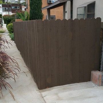 Custom Dog Ear Painted Fence