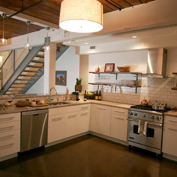 Chic Contemporary Industrial Riverfront Loft