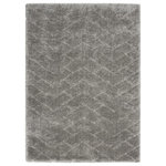 Nourison - Nourison Dreamy Shag DRS03 Contemporary Grey Rectangle Area Rug - Hazy abstract designs, nature-inspired patterns and neutral hues come together to create the Dreamy Shag Collection. These modern rugs are crafted of irresistibly soft polyester fibers in an ultra-plush texture that you
