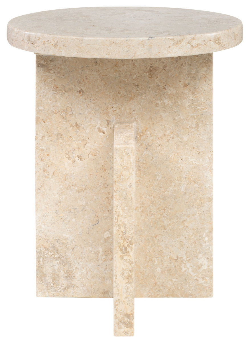 Cream Marble Occasional Table, Versmissen Tommy Plus - Contemporary ...