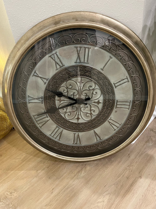 Where to hang oversized clock