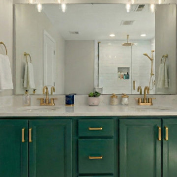 Emerald Elegance Bathroom Renovation