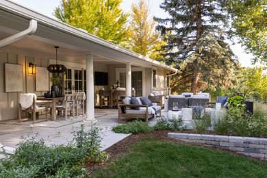 Inspiration for a transitional patio remodel in Denver