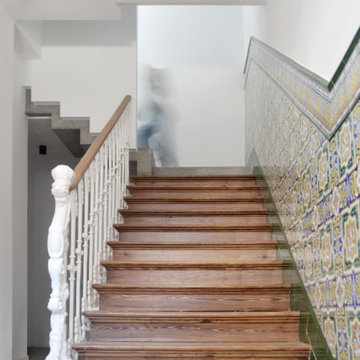 Vivienda S.Benito_escalera rehabilitada