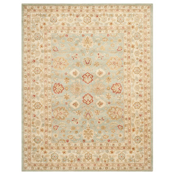 Safavieh Antiquity Collection AT822 Rug, Gray/Blue/Beige, 8'x10'