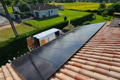 Installation à Coutras (prox. Bordeaux / Libourne) : Panneaux solaire et PAC
