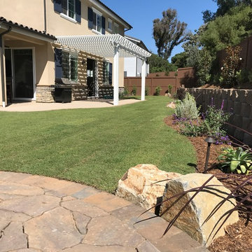 Belgard Paver Patio and Garden Overlooking the Patio