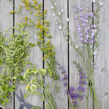 diy composizione con fiori di campo